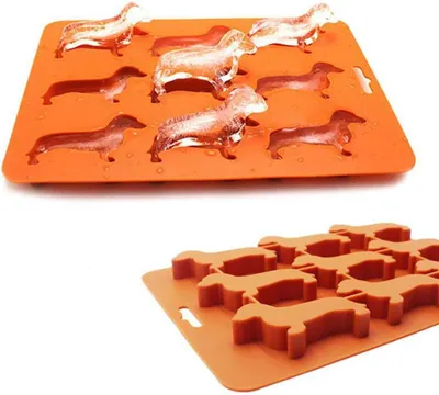 Produktbild von Eiswürfelform in Hundeform - Dackel