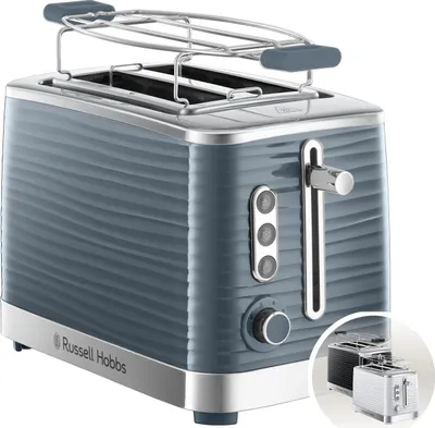 Immagine prodotto di Tostapane Russell Hobbs Inspire grigio con 2 fessure extra larghe e slot per panini