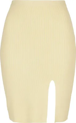 Immagine prodotto di Urban Classics Donna - Gonna in maglia a coste gialla - XL