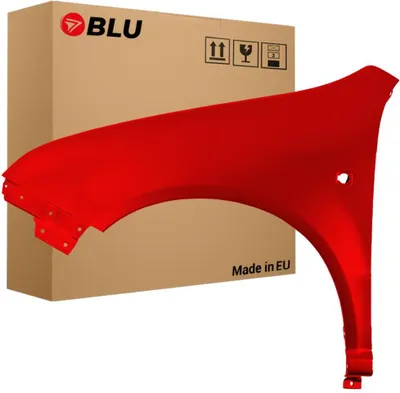 Image de BLU Aile Compatible avec Skoda Fabia I (6Y) 8151 Gauche Rot CorridaRot | 1999-2007 | Avant | Peint| Prêt à Monter | Galvanisé