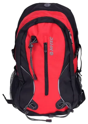 Produktbild von Hi-Tec - Herren/Damen Uni Rucksack "Mandor", Kontrast, 20L IG907 (Einheitsgröße) (Rot/Schwarz)