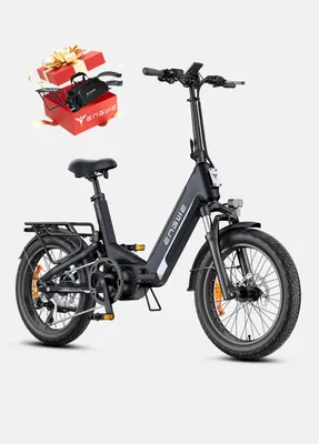 Produktbild von ENGWE L20 3.0 Pro E-Bike 250 W Mivice X700 Mittelmotor, 100 Nm, 720 Wh Akku, Vollfederung, 20 x 3.0 Zoll, Tiefeinsteiger, Schwarz