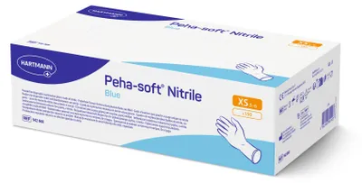 Immagine prodotto di HARTMANN 9420110 HARTMANN unisex Einmalhandschuhe Peha-soft® blau Größe XS 150 St.