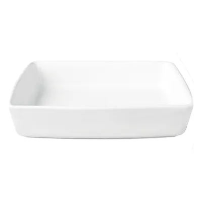 Zdjęcie produktu dla Naczynie Grande prostokątne, wysokiej jakości biała ceramika 27,5 x 18,5 cm