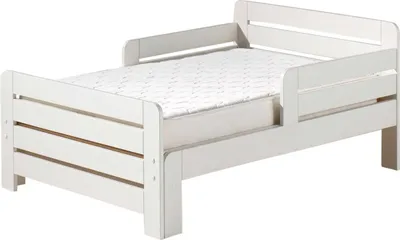 Produktbild von Mitwachsendes Kinderbett Jumper inkl. Lattenrost - weiß
