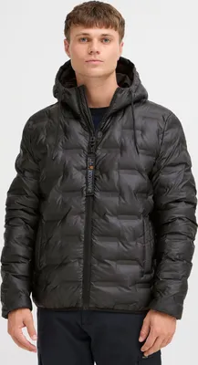 Produktbild von INDICODE IDLimans Herren Jacke Winterjacke Herrenjacke mit Kapuze Kordelzug Label-Details Regular fit