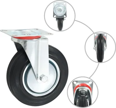 Obrázok produktu pre vidaXL Otočné kolieska 4 ks. 200 mm