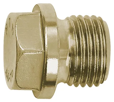 Produktbild von Riegler Verschlussschraube, Außensechskant, Bund, G 1/4, SW 13, ES 1.4571