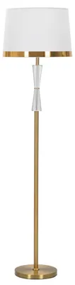 Immagine prodotto di FURNLUX Lampada da terra in cristallo oro 40cm / Colore principale: Oro / Dimensioni: 40 x 153 x 40 cm
