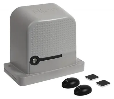 Produktbild von NICE ROBO KIT 600 Schiebetorantrieb Set mit Fotowellen, max 600kg/7m