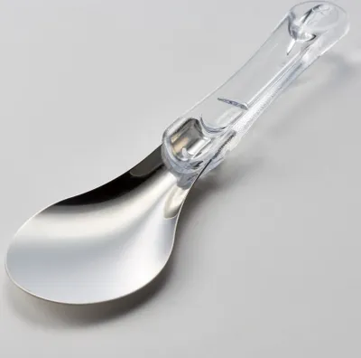 Produktbild von Eisspatel mit transparentem Griff, 260 mm