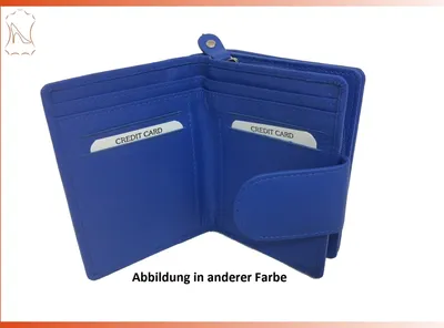 Produktbild von braune Fettleder Börse Reißverschlussbörse Münzbörse Leder hunter brown