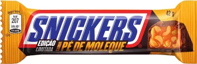 Produktbild von Snickers Sabor Pé de Moleque 42g