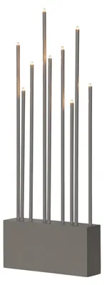 Produktbild von Star Trading 644-08, Leichte Dekorationsfigur, Beige, IP20, Weiß, 9 Glühbirne(n), E5