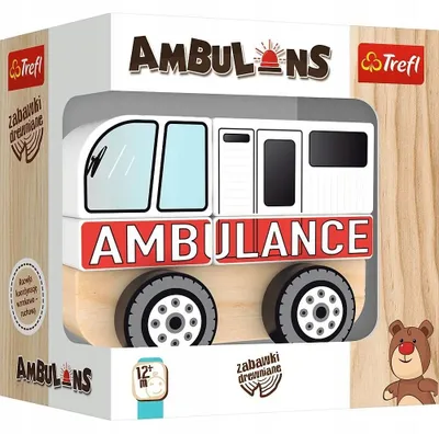 Produktbild von Spielzeug-Krankenwagen aus Holz