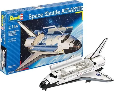 Obrázok produktu pre Revell Space Shuttle Atlantis, Vesmírna loď, Montážna sada, 1:144, Plast, Pokročilé, 64 kusov