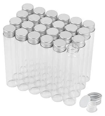 Zdjęcie produktu dla Probówki szklane 30 ml ze szkła borokrzemowego do laboratorium zestaw 24