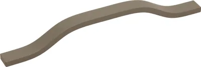 Produktbild von Moderner Design-Möbelgriff UA130, 192mm, in elegantem Graugrün für Schränke und Kommoden