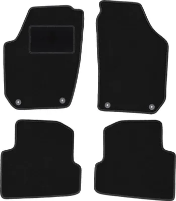 Produktbild von Schwarze Veloursmatten für: Skoda Fabia II Schrägheck, Kombi (2007-2014)