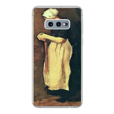 Produktbild von MuchoWow® Handyhülle Schutzhülle Hülle für Samsung Galaxy S10e Die Scheveningerin - Vincent van Gogh Silikon Softcase Handy Hülle - Handy