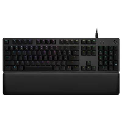 Produktbild von Logitech G G513 Carbon, GX Brown, Kabelgebunden, USB, Mechanischer Switch, QWERTZ, RGB-LED, Karbon