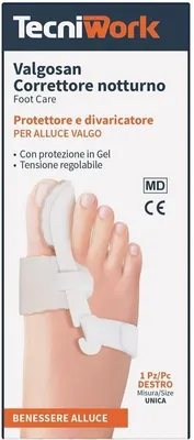 Produktbild von Nachtbandage für Hallux Valgus (Ballenzeh) am rechten Fuß, Einheitsgröße, VALGOSAN, 1 Stück