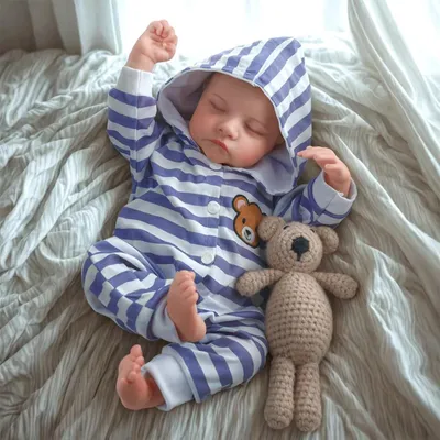 Zdjęcie produktu dla Realistyczna lalka typu "Reborn" dla chłopców, 50 cm