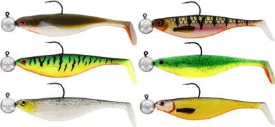 Produktbild von Westin Shadteez RNR 9cm 4/0 10g - 4 Gummifische + Jighaken, Farbe:4 Farben wie abgebildet