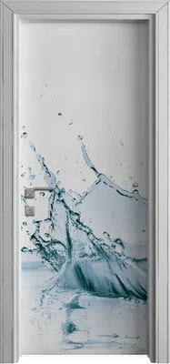 Produktbild von Tür Selbstklebende 80x210 cm Türfolie Türtapete Klebefolie - Splash Früchte Spritz