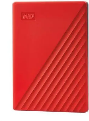 Obrázek produktu pro Western Digital My Passport, 2 TB, 2.5", 3.2 Gen 1 (3.1 Gen 1), Červená