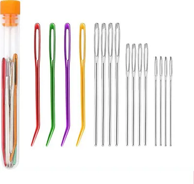 Produktbild von INF Stricknadelset mit gebogenen und stumpfen Nadeln