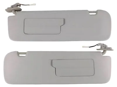 Produktbild von Kosmetikspiegel für die Sonnenblende links und rechts für Tesla Modell 3