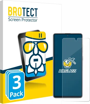 Produktbild von 3x BROTECT Schutzglas für Samsung Galaxy Note 10 Lite Schutzfolie Panzer Folie Glas Display Schutz klar