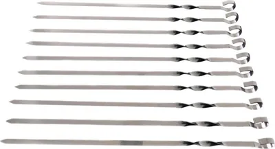 Produktbild von 10 Grillspieße 40cm Schaschlikspieße Fleischspieße Schampura