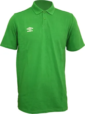 Produktbild von Umbro - "Essential" Poloshirt für Herren UO263 (L) (Smaragd/Weiß)