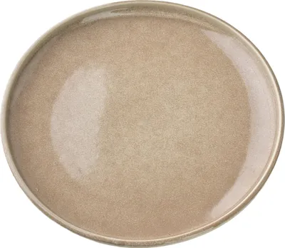 Image de Assiette à dessert en porcelaine Basic Nature BASIC NATURE 21 x 21 x 2,5 cm Beige 1 pièce