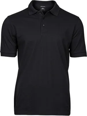 Produktbild von Tee Jays 1405 | Mens Luxury Stretch Poloshirt Herren - Farbe: Black - Größe: L