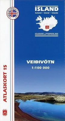 Produktbild von Island Atlaskort 15 Veidivötn 1:100.000