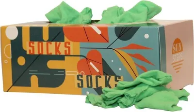 Produktbild von SUN STEPS Probierstrümpfe PROBIERSOCKEN Probiersöckchen 100 Stück Grün