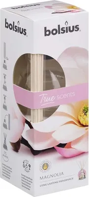 Produktbild von Bolsius Aromatic 2.0 Diffusor Magnolia 45ml + Duftstrohhalme