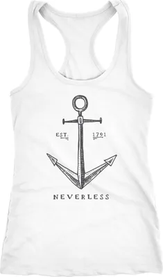 Produktbild von Damen Tank-Top Anker Racerback Neverless® neverless weiß S