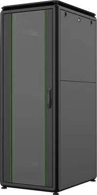 Obrázok produktu pre LOGON RDL32U68BL, Voľne stojací rack, 32U, 600 kg, Zámok, Nastaviteľné nohy, Vylepšená správa káblov