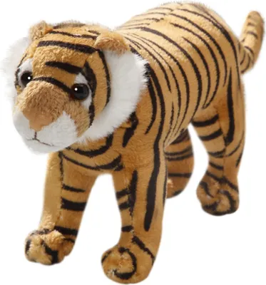 Image de Carl Dick Tiger brun debout env. 17cm de long, env. 11cm de haut 3411006 Doudou, peluche, animal en tissu