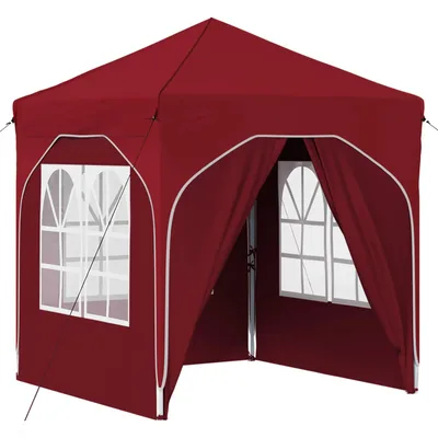 Obrázok produktu pre Prístrešok na párty 192 x 192 x 245 cm Vínovo červená