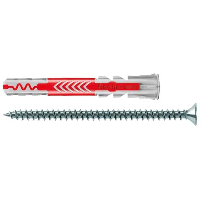 Obrázek produktu pro Fischer DuoPower, Souprava šroubů a hmoždinek, Betonový, Sádrokarton, 50 mm, 6 mm, 6,5 cm, 50 kusů