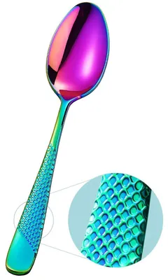Image de Ensemble de cuillères à soupe en acier inoxydable, 6 pièces, 20,2 cm, lavables au lave-vaisselle