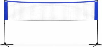 Produktbild von Badmintonnetz 3,1 m mit Tragetasche – Faltbares Freizeitnetz für Tennis, Volleyball, Beachvolleyball & Federball mit höhenverstellbarem Ständer