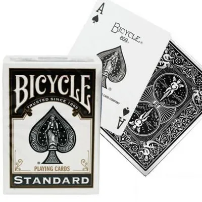 Image de Cartes à jouer Bicycle – Dos du cavalier standard (Rouge/Bleu/Noir)