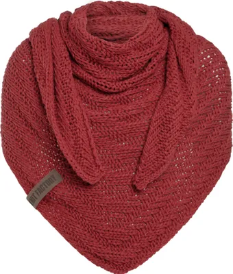 Produktbild von Knit Factory Sally Dreiecksschal - Baked Apple - 220x85 cm
