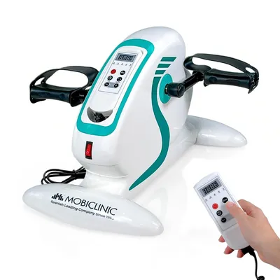 Immagine prodotto di Mobiclinic Pedal trainer Cyclette Mini bike 12 livelli elettrico Con telecomando Facile da trasportare e riporre Funzione di scansione Pista